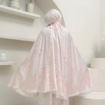 Mukena Floral Aisyah Soft Pink